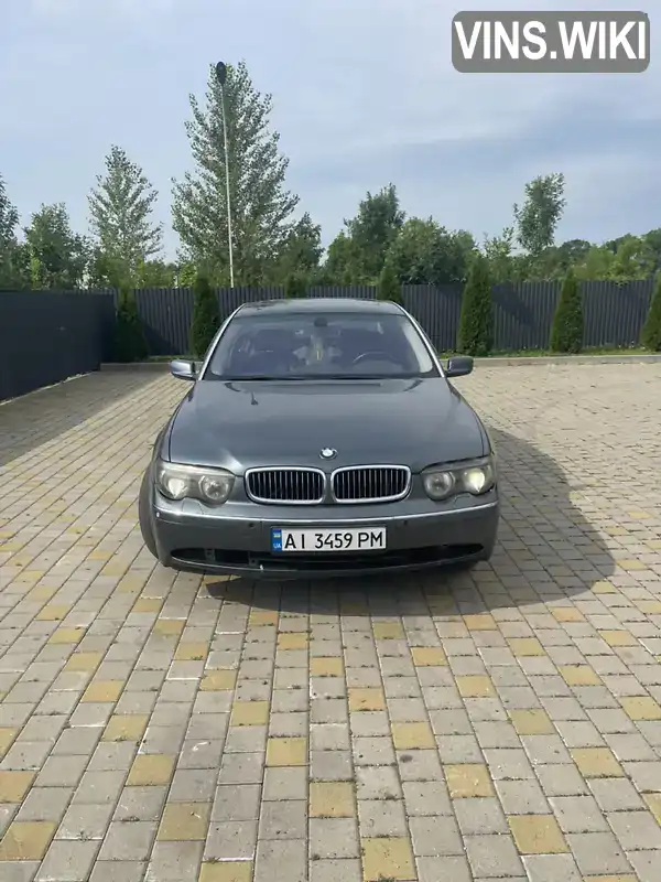 BMW 7 Series 2002, фото з оголошення 1 з 12, VIN WBAGN41070DM75267