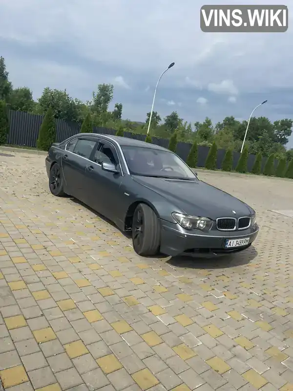 BMW 7 Series 2002, фото з оголошення 2 з 12, VIN WBAGN41070DM75267