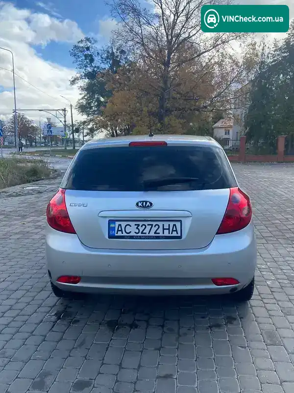 Kia Ceed 2007, фото з оголошення 2 з 7, VIN U5YFF24227L004925