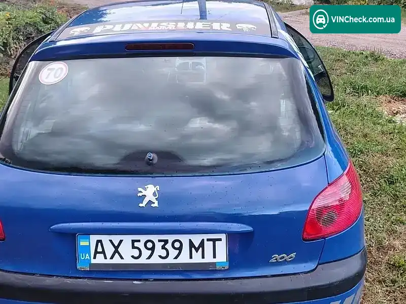 Peugeot 206 2004, фото з оголошення 2 з 20, VIN VF32CHFXA44366878