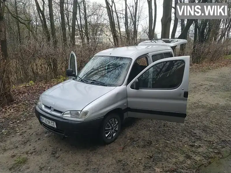 Peugeot Partner 2000, фото з оголошення 2 з 12, VIN VF35FKFXE60248960