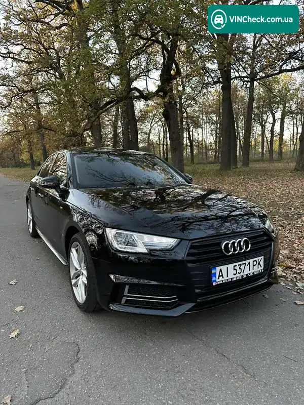 Audi A4 2017, фото з оголошення 2 з 20, VIN WAUKMAF47HN040004
