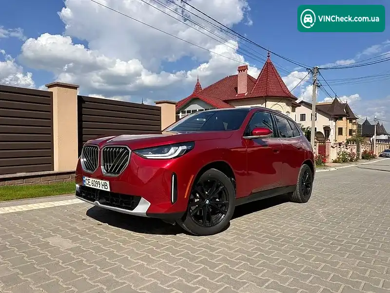 BMW X3 2025, фото з оголошення 2 з 20, VIN 5UX53GP09S9Y90183
