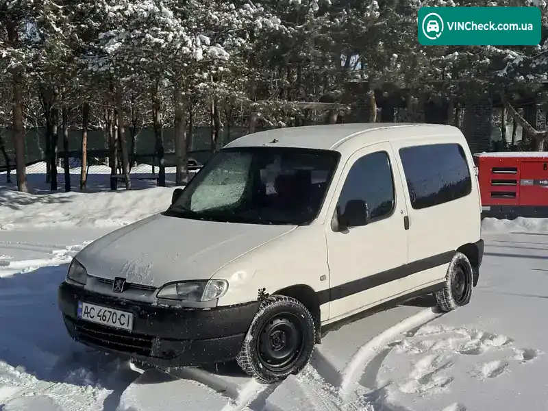 Peugeot Partner 1999, фото з оголошення 1 з 21, VIN VF35BWJZE60204723