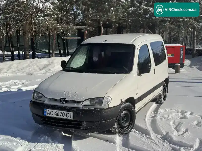 Peugeot Partner 1999, фото з оголошення 2 з 21, VIN VF35BWJZE60204723