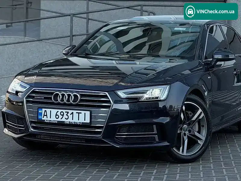 Audi A4 2017, фото з оголошення 1 з 20, VIN WAUENAF42JN005869