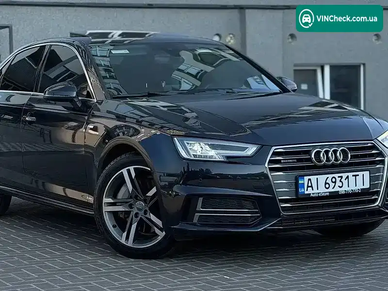 Audi A4 2017, фото з оголошення 2 з 20, VIN WAUENAF42JN005869