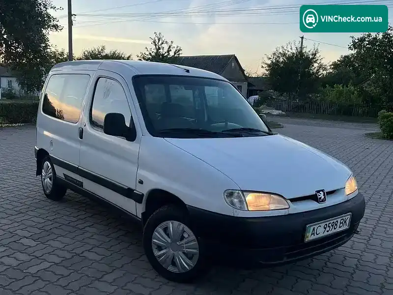 Peugeot Partner 1997, фото з оголошення 1 з 7, VIN VF35CD9BD60049215