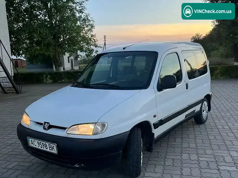 Peugeot Partner 1997, фото з оголошення 2 з 7, VIN VF35CD9BD60049215