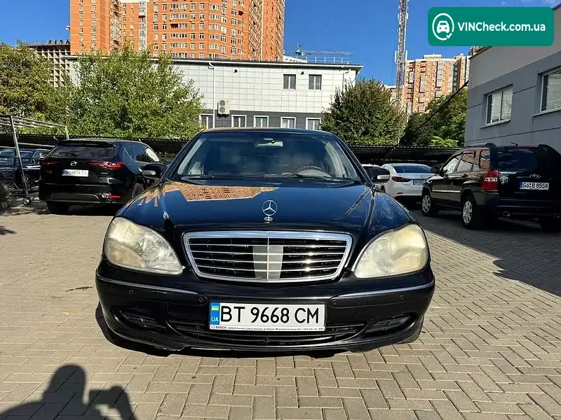 Mercedes-Benz S-Class 2000, фото з оголошення 2 з 17, VIN WDB2201781A103658