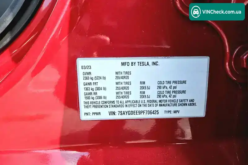 Tesla Model Y 2023, фото з оголошення 1 з 21, VIN 7SAYGDEE9PF706425