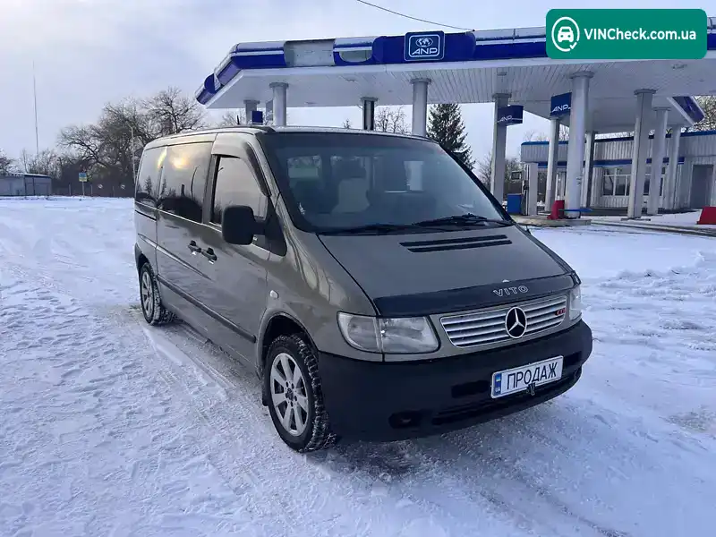 Mercedes-Benz Vito 2001, фото з оголошення 1 з 20, VIN VSA63809413299036