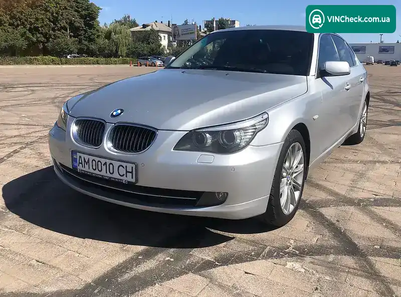 BMW 5 Series 2007, фото з оголошення 1 з 9, VIN WBANY71020CT69492