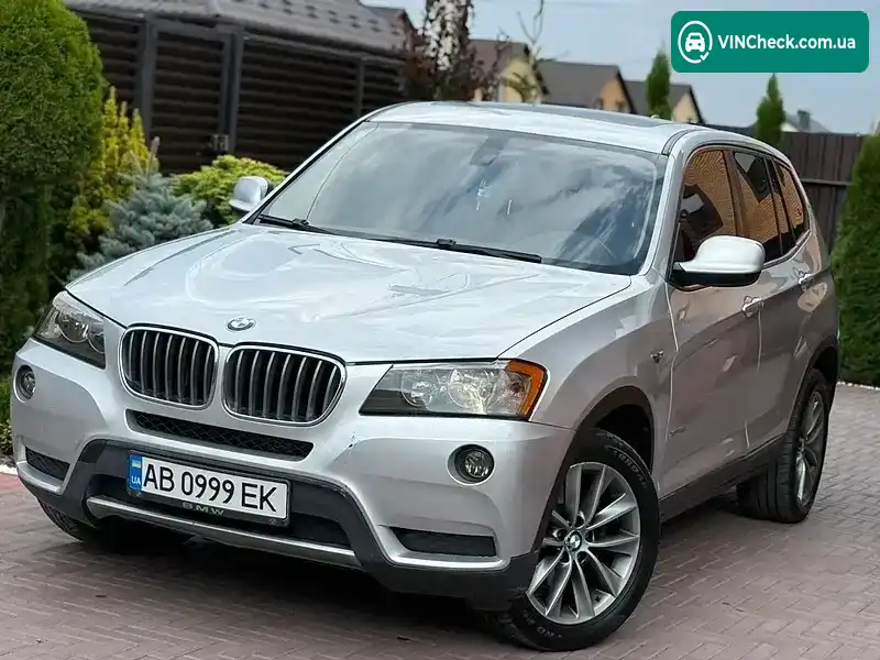 BMW X3 2012, фото з оголошення 1 з 20, VIN 5UXWX9C5XD0A20930