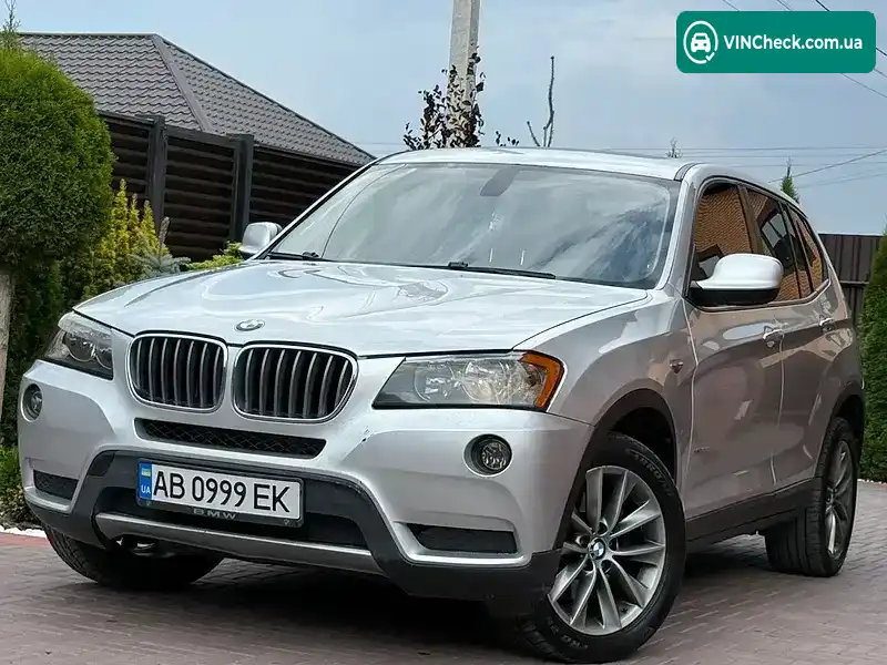 BMW X3 2012, фото з оголошення 2 з 20, VIN 5UXWX9C5XD0A20930