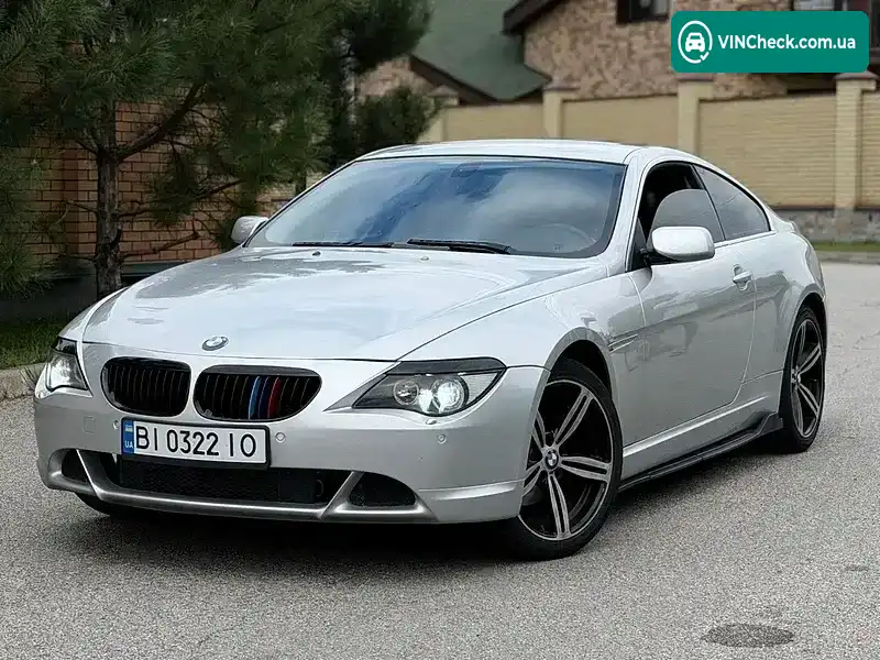 BMW 6 Series 2005, фото з оголошення 1 з 15, VIN WBAEH31090B701944