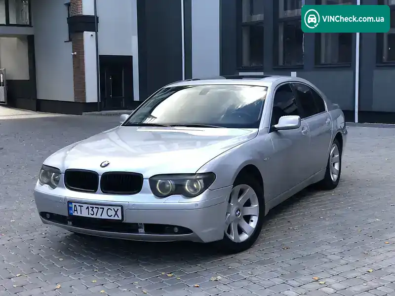 BMW 7 Series 2002, фото з оголошення 1 з 20, VIN WBAGM21080DR45457