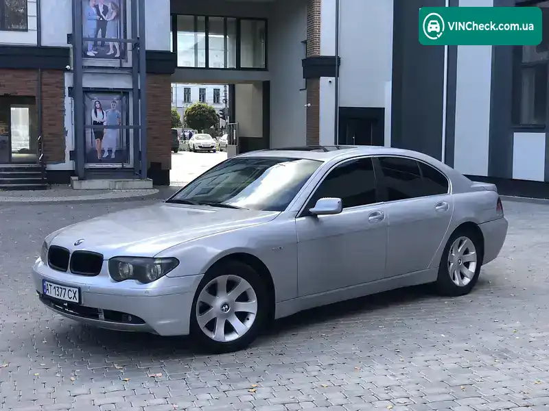 BMW 7 Series 2002, фото з оголошення 2 з 20, VIN WBAGM21080DR45457