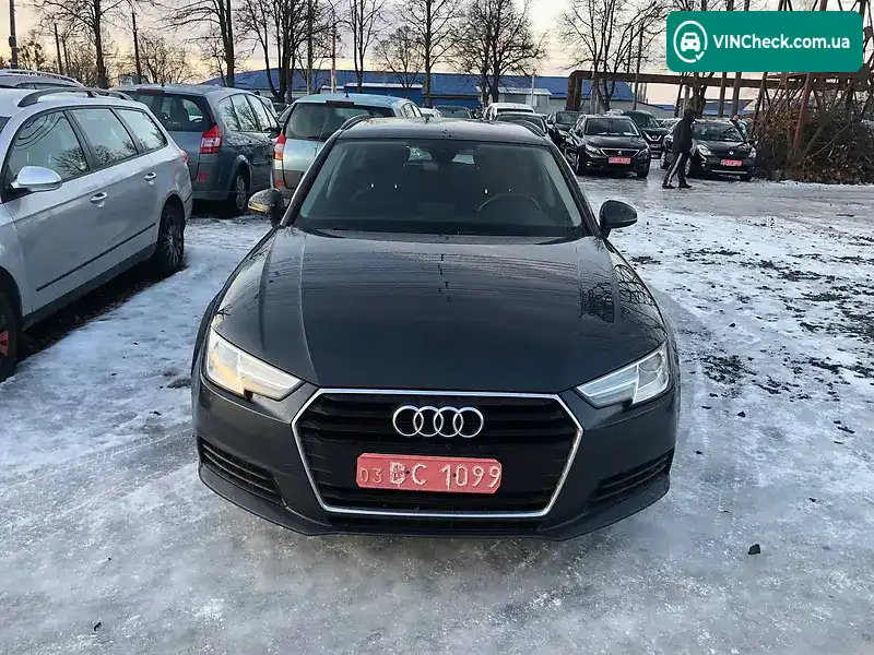 Audi A4 2017, фото з оголошення 2 з 9, VIN WAUZZZF46HA165565