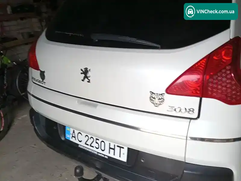 Peugeot 3008 2010, фото з оголошення 2 з 5, VIN VF30U9HZHAS035551