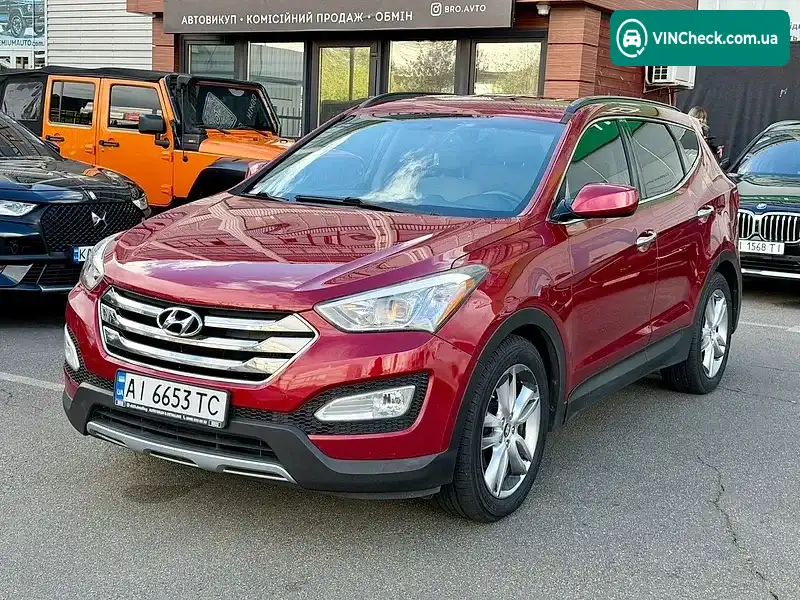 Hyundai Santa FE 2013, фото з оголошення 1 з 20, VIN 5XYZU3LA0DG062953