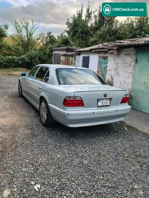 BMW 7 Series 2000, фото з оголошення 2 з 17, VIN WBAGH61010DC44421