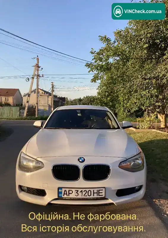 BMW 1 Series 2011, фото з оголошення 1 з 20, VIN WBA1C31010E952789