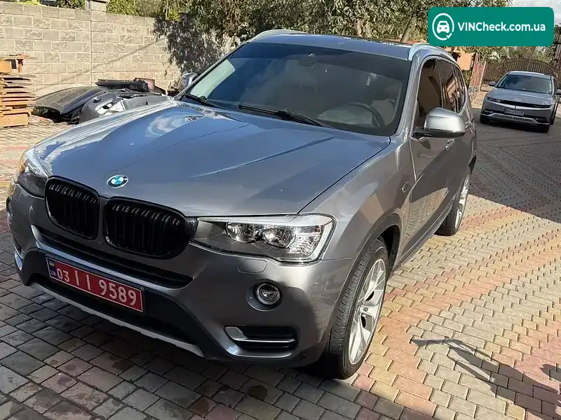 BMW X3 2017, фото з оголошення 1 з 20, VIN 5UXWX9C53H0D96200