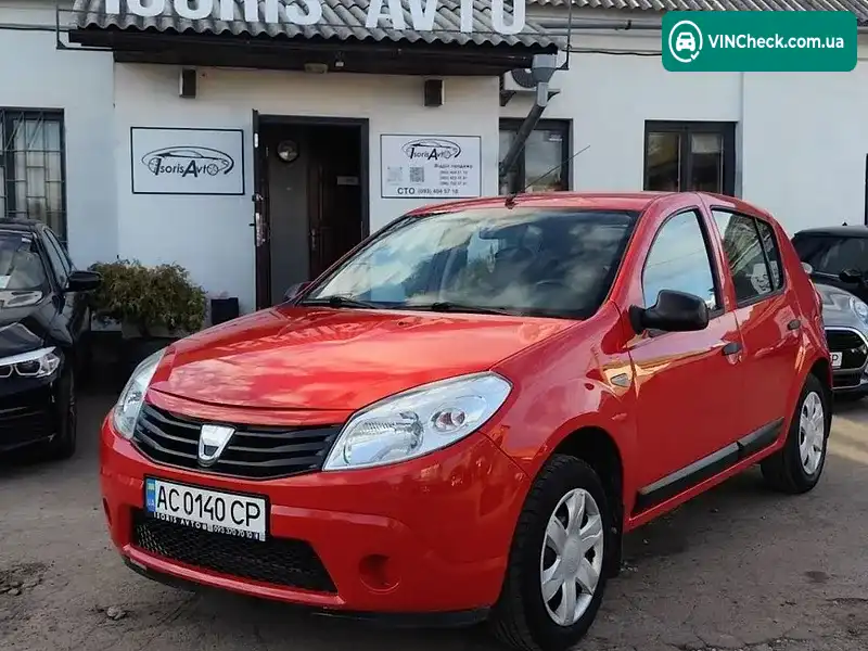 Dacia Sandero 2010, фото з оголошення 1 з 20, VIN UU1BSDA1P44164155