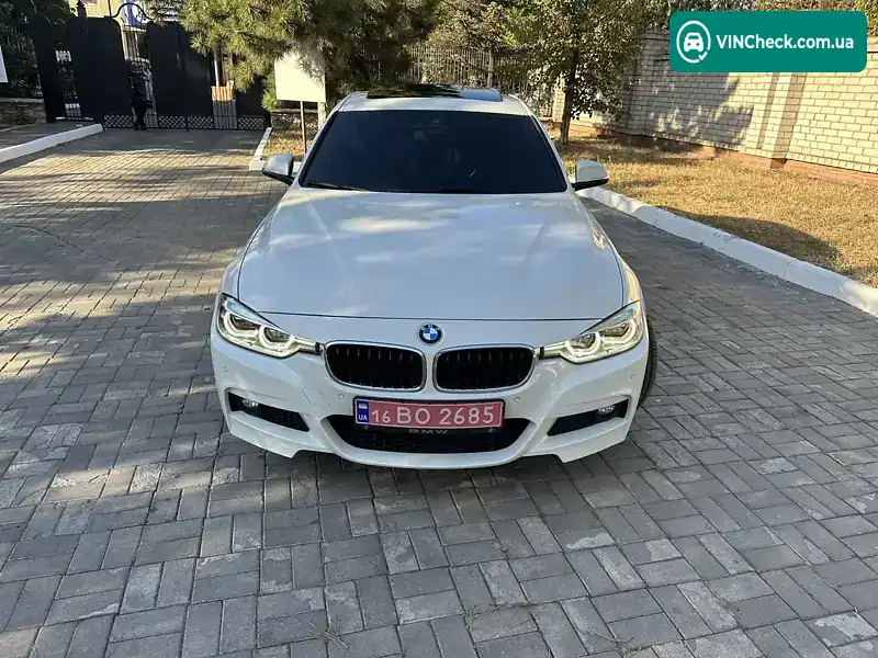 BMW 3 Series 2016, фото з оголошення 2 з 20, VIN WBA8C5105HK855473