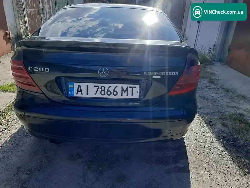 Mercedes-Benz C-Class 2003, фото з оголошення 2 з 8, VIN WDB2037421A558288