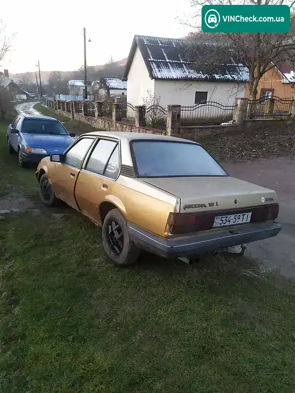 Opel Ascona 1985, фото з оголошення 2 з 10, VIN W0L000087F1071201