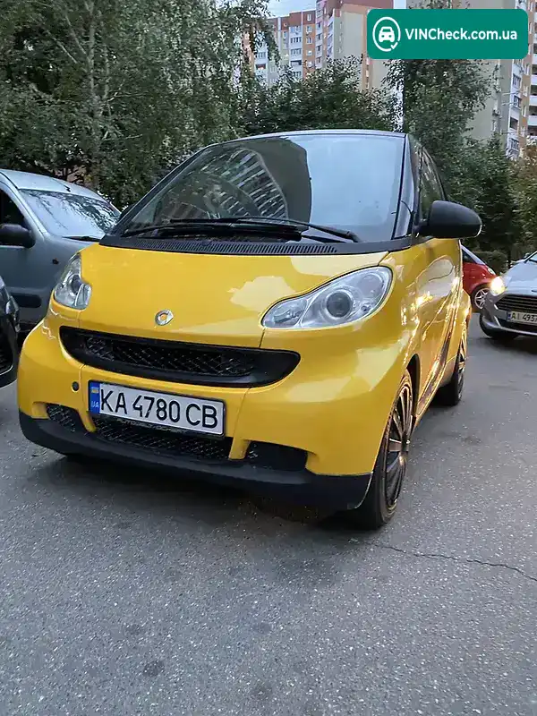 Smart Fortwo 2008, фото з оголошення 2 з 5, VIN WME4513301K174296