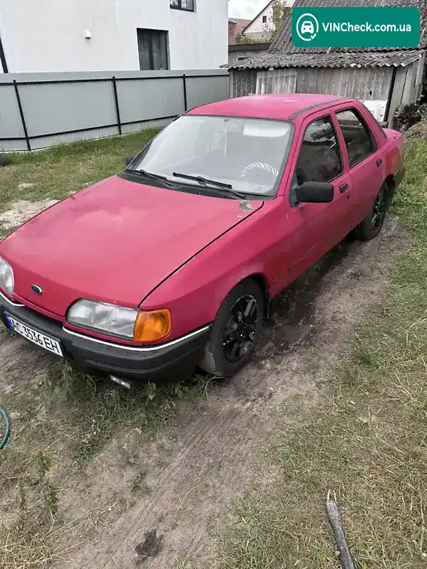Ford Sierra 1987, фото з оголошення 2 з 8, VIN WF0FXXGBBFHD17706