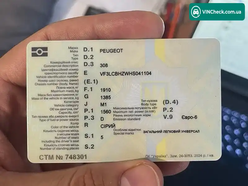 Peugeot 308 2017, фото з оголошення 1 з 20, VIN VF3LCBHZWHS041104