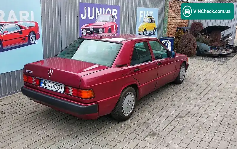 Mercedes-Benz 190 1992, фото з оголошення 1 з 20, VIN WDB2010181F961804