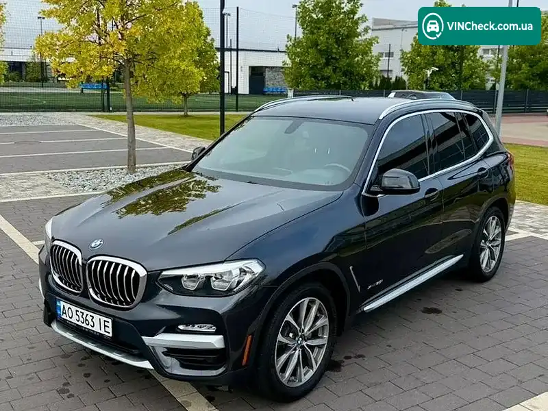 BMW X3 2018, фото з оголошення 2 з 20, VIN 5UXTR9C59JLD63851