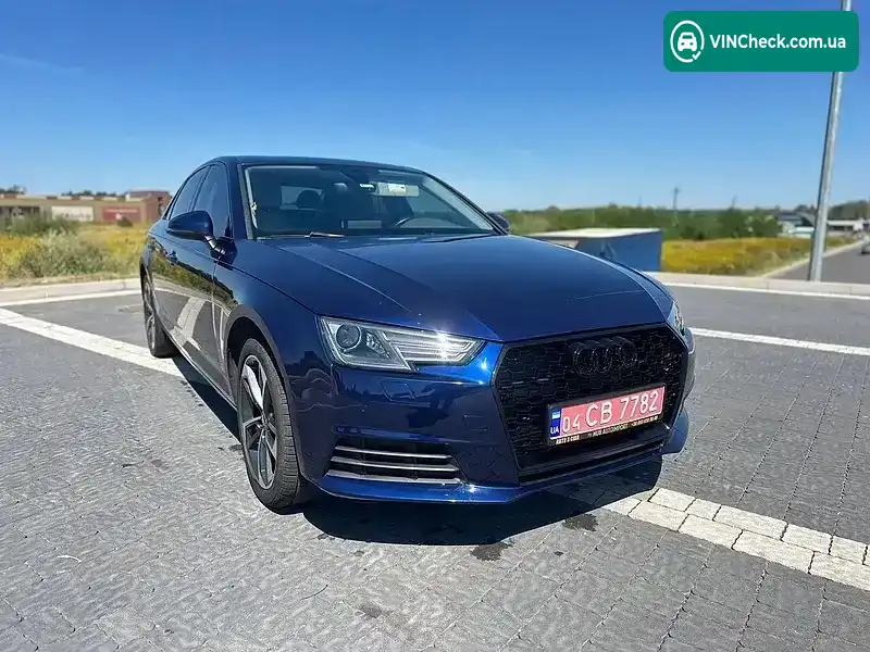 Audi A4 2019, фото з оголошення 2 з 16, VIN WAUGMAF49KN015280