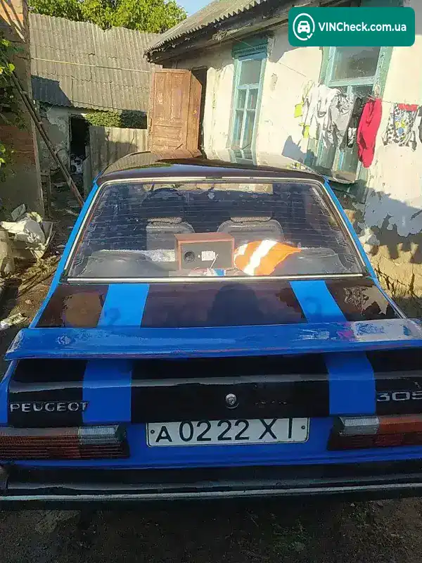 Peugeot 305 1985, фото з оголошення 2 з 7, VIN VF3581M27G9583298