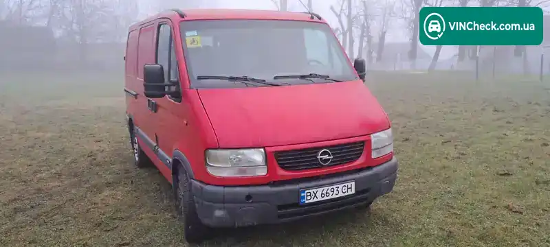 Opel Movano 1999, фото з оголошення 1 з 9, VIN VN1F9AED520503325