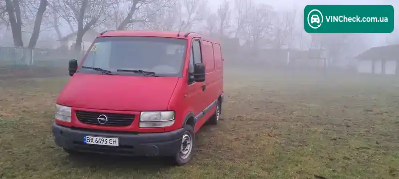 Opel Movano 1999, фото з оголошення 2 з 9, VIN VN1F9AED520503325