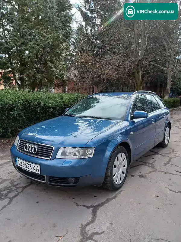 Audi A4 2002, фото з оголошення 1 з 10, VIN WAUZZZ8E33A137592
