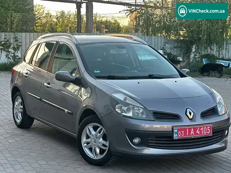 Renault Clio 2008, фото з оголошення 1 з 20, VIN VF1KR1B0A40069306