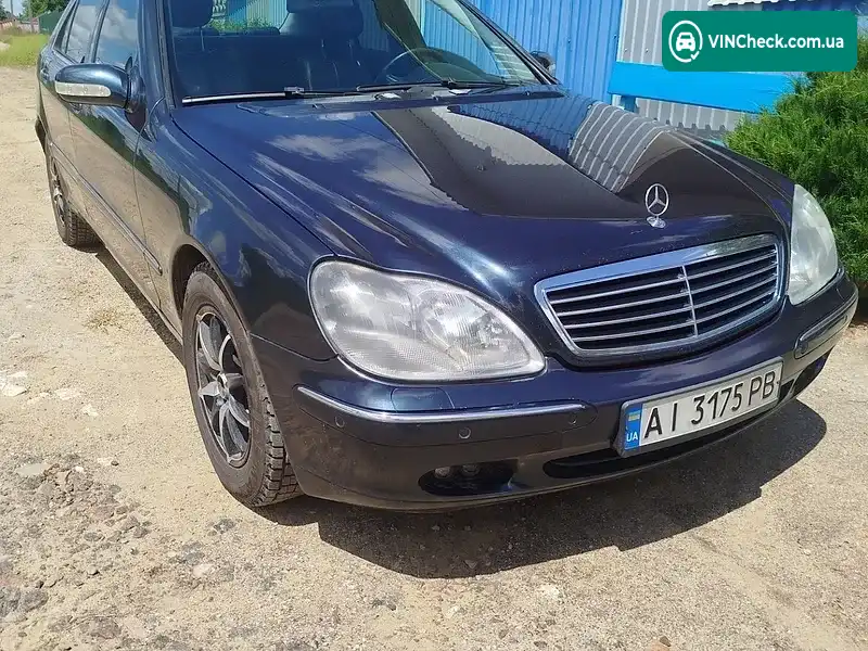 Mercedes-Benz S-Class 2000, фото з оголошення 1 з 8, VIN WDB2200261A179541