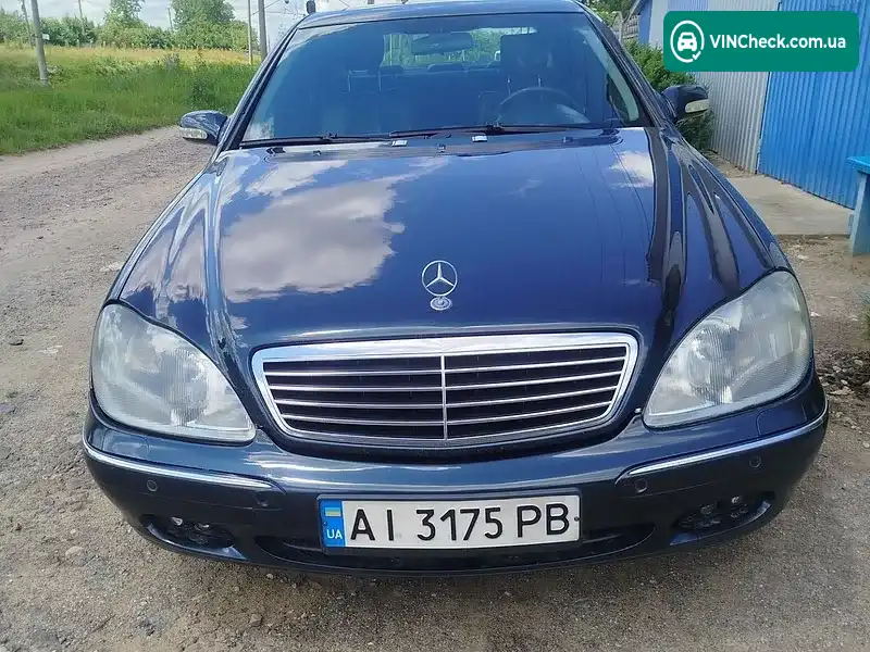 Mercedes-Benz S-Class 2000, фото з оголошення 2 з 8, VIN WDB2200261A179541
