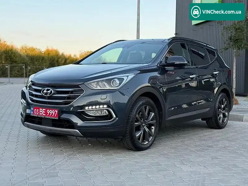 Hyundai Santa FE 2016, фото з оголошення 1 з 20, VIN KMHSW81XDGU634640