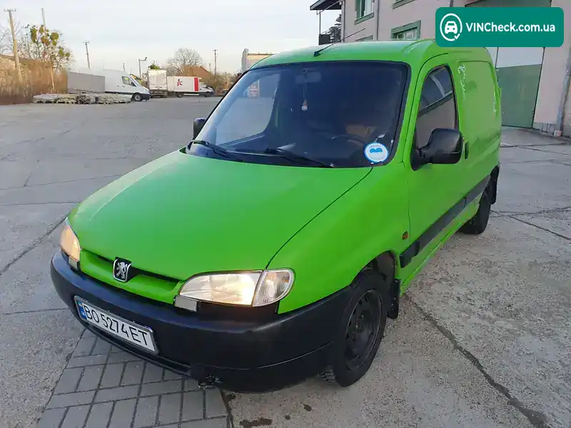 Peugeot Partner 1999, фото з оголошення 1 з 21, VIN VF35BWJZE60163785