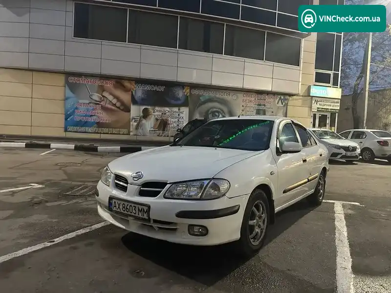 Nissan Almera 2002, фото з оголошення 1 з 6, VIN SJNBBAN1620279213