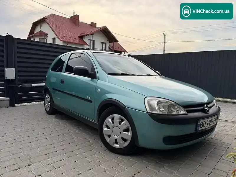 Opel Corsa 2002, фото з оголошення 1 з 20, VIN W0L0XCF0824259814
