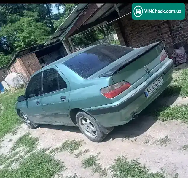 Peugeot 406 1999, фото з оголошення 1 з 7, VIN VF38BLFXE80697207